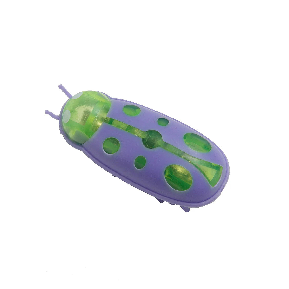 Mini Electric Bug Pet Dog Cat Toy Interactive Cute Ladybird Beetle Animal Shape Cat Toys Walking Insect Cat Playing Supplies Beauty World Shop
