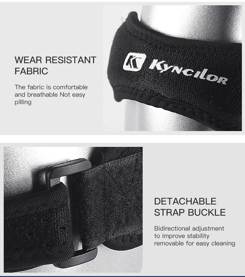 1PC Patella Kneecap Band Adjustable Silica Gel Knee Tendon Strap Protector Knee Pad Running Sports Cycling Gym Knee Support Beauty World Shop