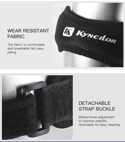 1PC Patella Kneecap Band Adjustable Silica Gel Knee Tendon Strap Protector Knee Pad Running Sports Cycling Gym Knee Support Beauty World Shop