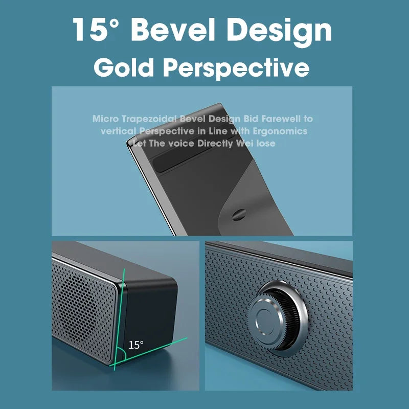 Wired Wireless Bluetooth Speaker Sound Box Bar Soundbar Computer PC TV Laptop Desktop Music Portable Caixa De Som Audio System Beauty World Shop