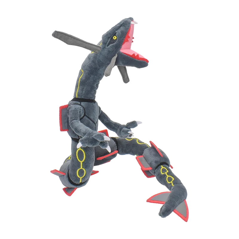 Shiny Rayquaza Plush Toys Stuffed Animal Game for Collectible Gift,Soft Plushies,Cute Cartoon Character Black 12 Inch Beauty World Shop