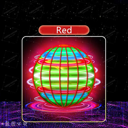 Flying Ball Children's Hand Controlled Color LED Cosmic Globe 360 ° Rotating Suspension Ball Suitable for Indoor and Outdoor Toy Beauty World Shop