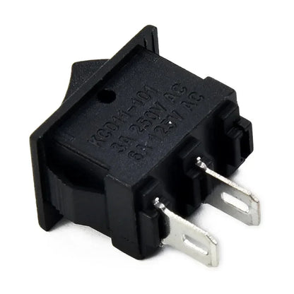 10 Pcs round Rocker Switches 250V 3A 2-Pin ON/OFF Toggle SPST for Auto Car Truck Boat 10x15mm Beauty Trend Shop