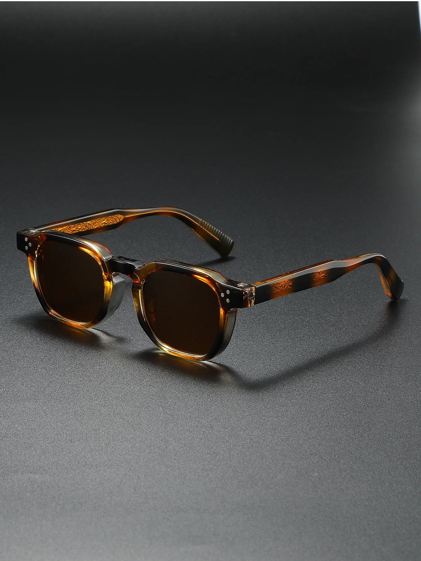 New Polarized Sunglasses Unisex Metal Core CP Square Sun Glasses Rivets Women Shades Driving Glasses Beauty World Shop