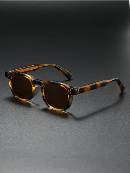 New Polarized Sunglasses Unisex Metal Core CP Square Sun Glasses Rivets Women Shades Driving Glasses Beauty World Shop