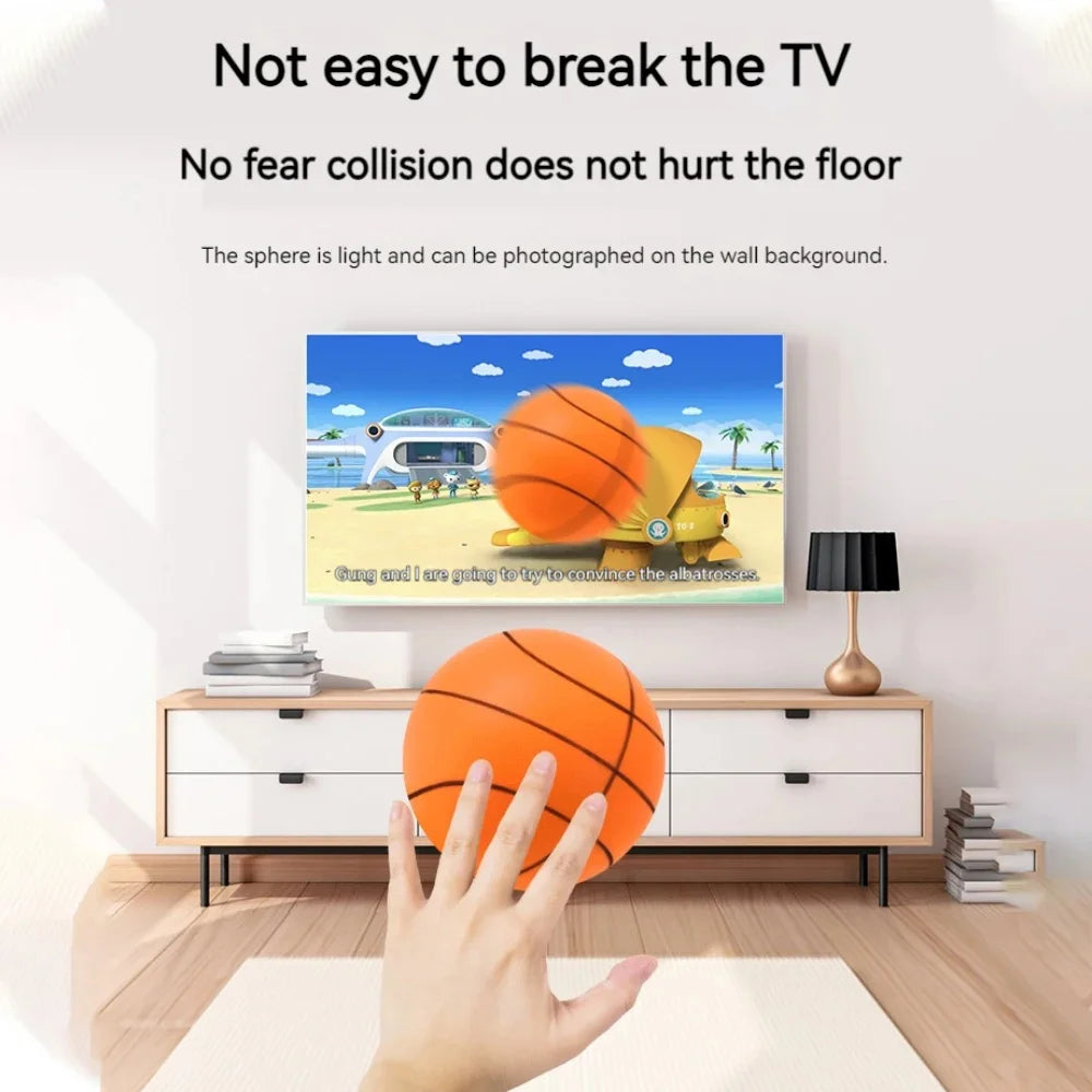 Foam Basketball Kids Silent Basketball Bouncing Mute Silent Ball Bounce Squeezable Mute Bouncing Basketball Beauty World Shop