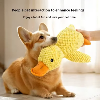 Cute dog Toy Stomping Duck Bite Resistant Grinding Teeth Cleaning Large Dog Interactive Entertainment Puppy Boredom Plush Toy Beauty World Shop
