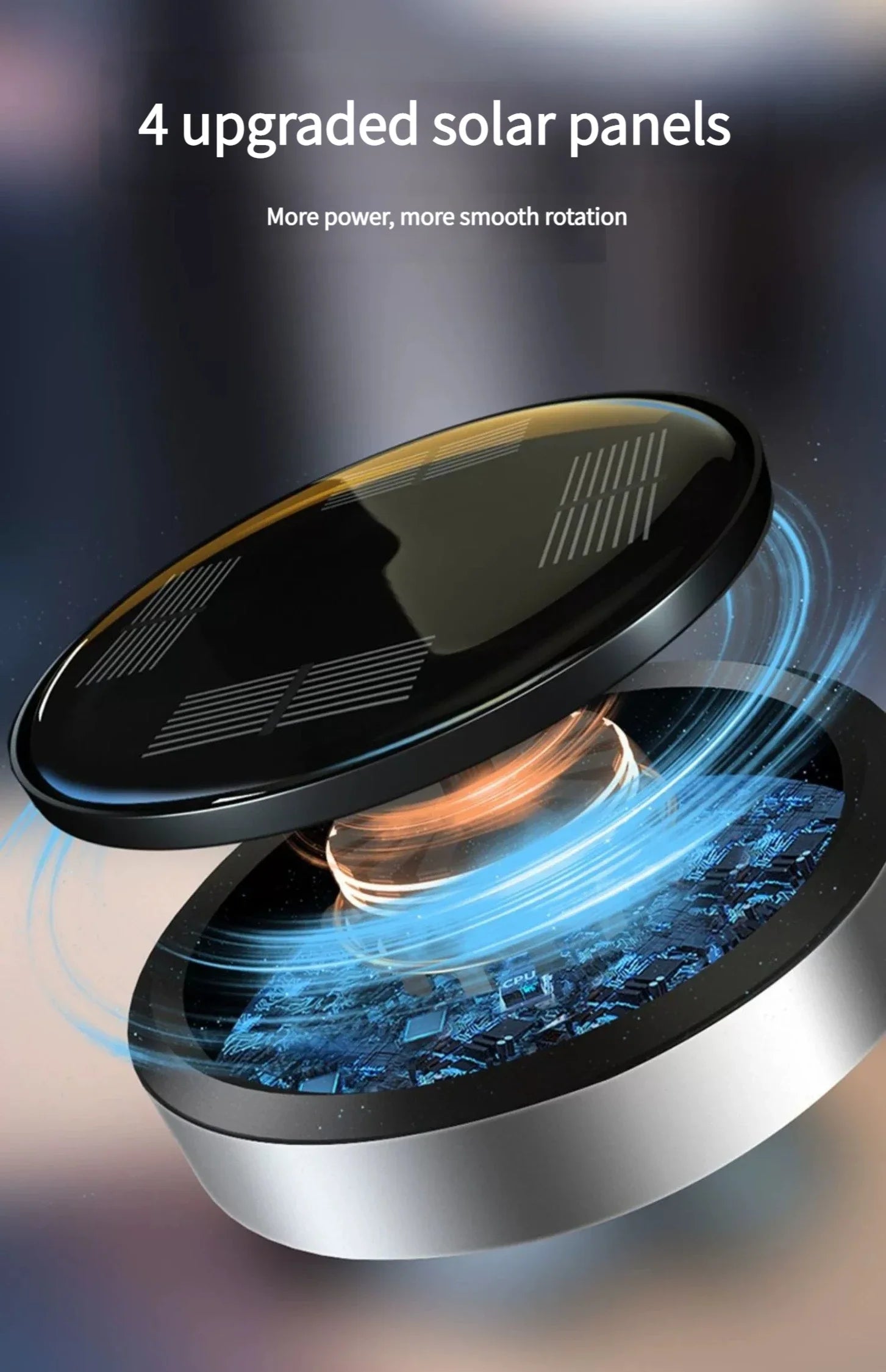 Helicopter Styling Solar Car air freshenerDecorative Aromatherapy Car interior accessories Propeller rotary perfume diffuser Beauty World Shop