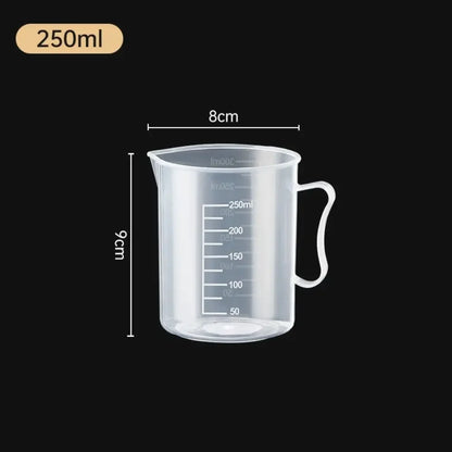 100-5000ml Thickened Plastic Measuring Cup with Scale Food Grade Measuring Cup Experimental Measuring Cup Beaker Plastic Cup Beauty World Shop