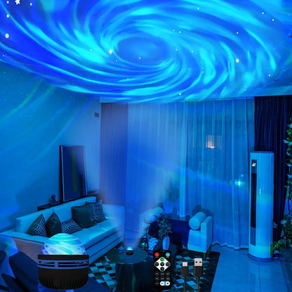 LED NightLights Galaxy Projector Remote Control 5V USB Rechargeable Starry Sky Lamp DMX Sound Active 7 Modes for Kids Room Decor Beauty World Shop