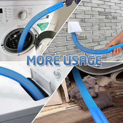1pcs Upgraded dryer vent cleaner: vacuum cleaner hose accessories deep cleaning tool suitable for cleaning blocked pipes and deb Beauty World Shop
