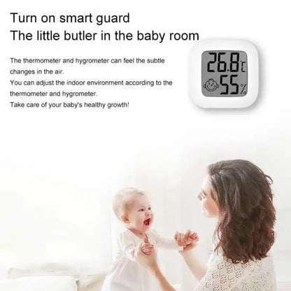 LCD Digital Thermometer Hygrometer Indoor Room Electronic Temperature Humidity Meter Sensor Gauge Weather Station For Home Beauty World Shop