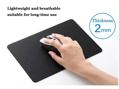 Mouse Pad Gaming Esports Mouse Pad Universal Desktop And Laptop Computer Simple And Pure Black Office Rubber Small Anti Slip Pad Beauty World Shop