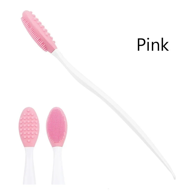 1PC/4PCS  Beauty Skin Care Wash Face Silicone Brush Exfoliating Nose Clean Blackhead Removal Brushes Tools With Replacement Head Beauty World Shop