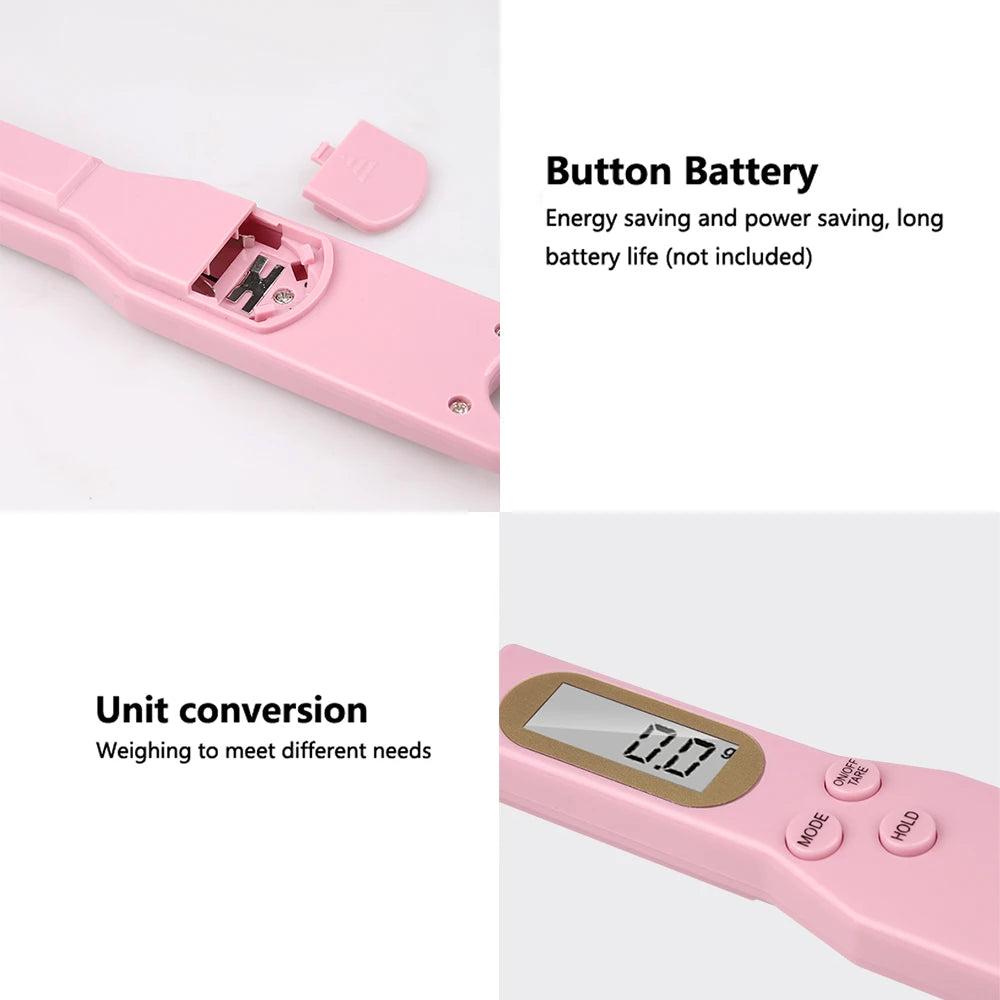 Mini Spoon Scale Digital Kitchen Scale Electronic LCD Food Scale 0.1-500g Cooking Flour Milk Coffee Powder Weight Measure Spoon Beauty World Shop