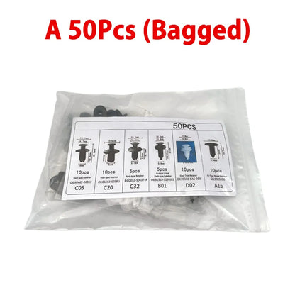 Auto Fastener Clip Mixed Car Body Push Retainer Pin Rivet Bumper Door Trim Panel Fastener Kit Car Clips Box or Bag packaging Beauty World Shop