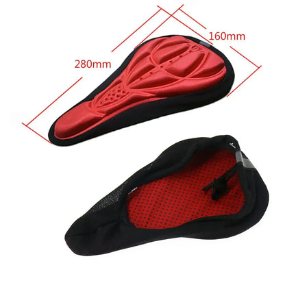 Bicycle Saddle Soft Cushion Cover Thickened Bike Seat Cushion Comfortable Saddle Cover Bicycle Cushion for MTB Bike Beauty World Shop