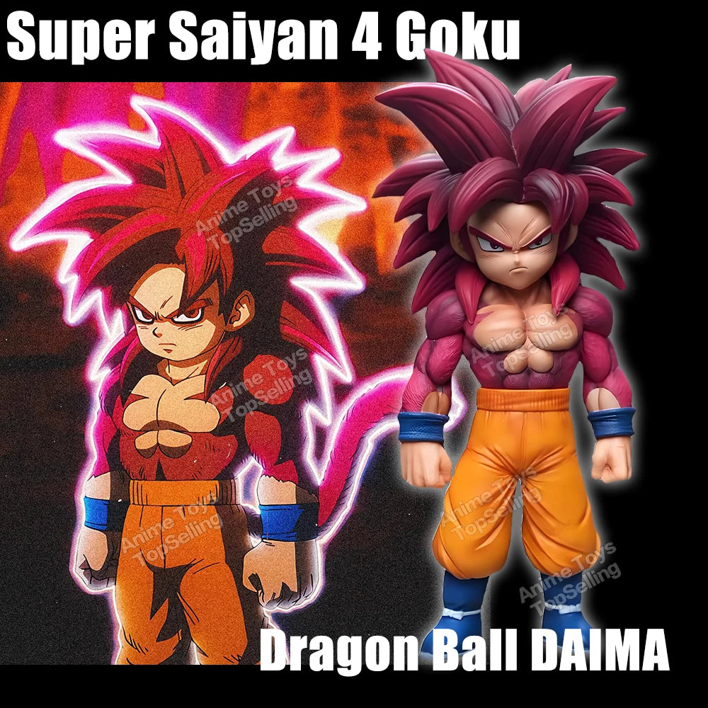 Anime Dragon Ball DAIMA Figure Super Saiyan 4 Goku Action Figure Vegeta Pvc Collectible Statue Model Toy Gifts Beauty World Shop