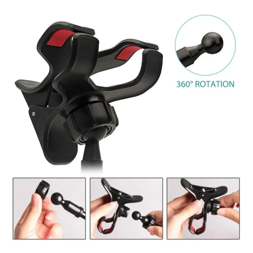 Universal Long Arm Lazy Person Bracket Mobile Phone Clamp Bedside Desktop Support For iPhone Xiaomi Huawei Samsung Phone Stands Beauty World Shop