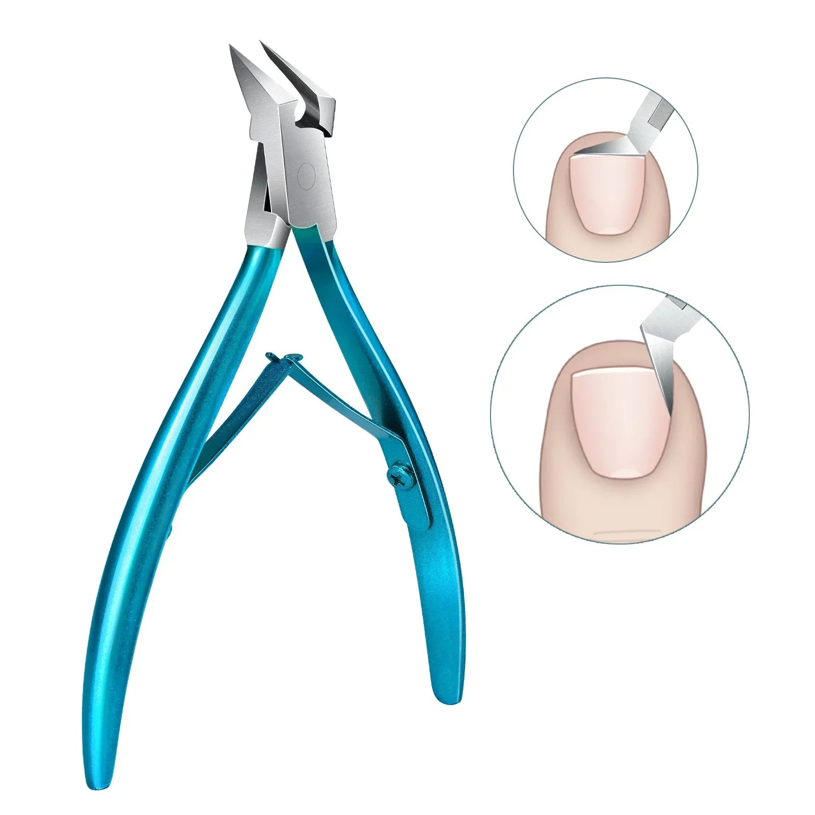 ‌Cuticle Scissors Stainless Steel Sharp Blade Durable Rust Free Nail Care Tool‌ Beauty Fashion