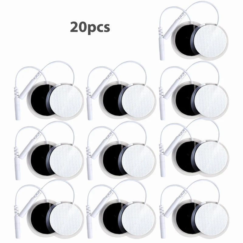 32mm EMS Electrode Pads Slim Self Adhesive Gel Electrode Sticker For Tens Acupuncture Digital Therapy Machine Beauty World Shop