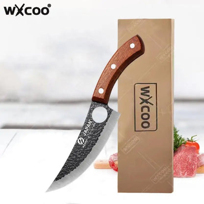 WXCOO Professional Kitchen Boning Knife Butcher Meat Cleaver Hand-Forged Household Fruit Slicing Vegetable Cutting Kitchen Knife Beauty World Shop