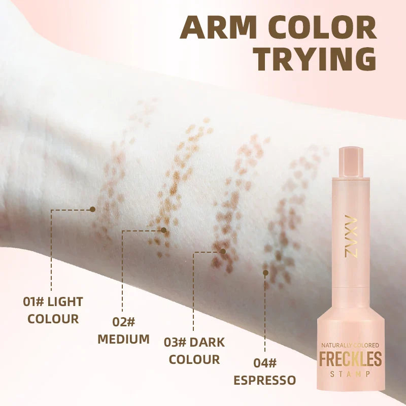 Natural Freckle Stamp Pen - Fast-Dry Waterproof Light Coverage Temporary Fake Freckles Makeup Makeup Brushes for Face Beauty Trend Shop