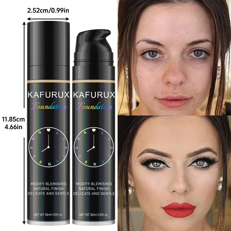 8 colors Liquid Foundation Effective Concealer Waterproof Sweat-resistant Face Korean Makeup Porfession Face Base Cosmetics Gift Beauty World Shop