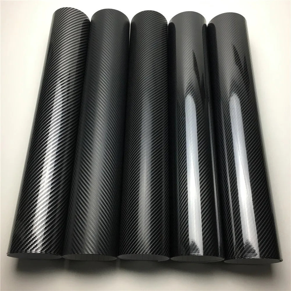 2D 3D 4D 5D 6D Carbon Fiber Vinyl Wrap Film Car Wrapping Foil Console Computer Laptop Skin Phone Cover Motorcycle Beauty World Shop