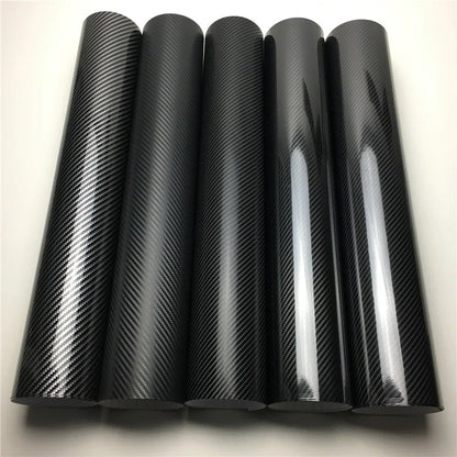 2D 3D 4D 5D 6D Carbon Fiber Vinyl Wrap Film Car Wrapping Foil Console Computer Laptop Skin Phone Cover Motorcycle Beauty World Shop