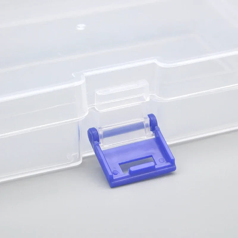 5 pcs Transparent Lockable Box Small Object Storage Box Fishing Gear Accessories Box Plastic Material Beauty Trend Shop