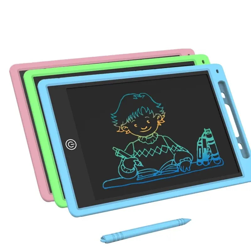 6.5/8.5/10/12 Inch LCD Drawing Tablet for Kids, Rechargeable Erasable Board with Pen, Travel Educational Toy Gift for Boys Girls Beauty Fashion