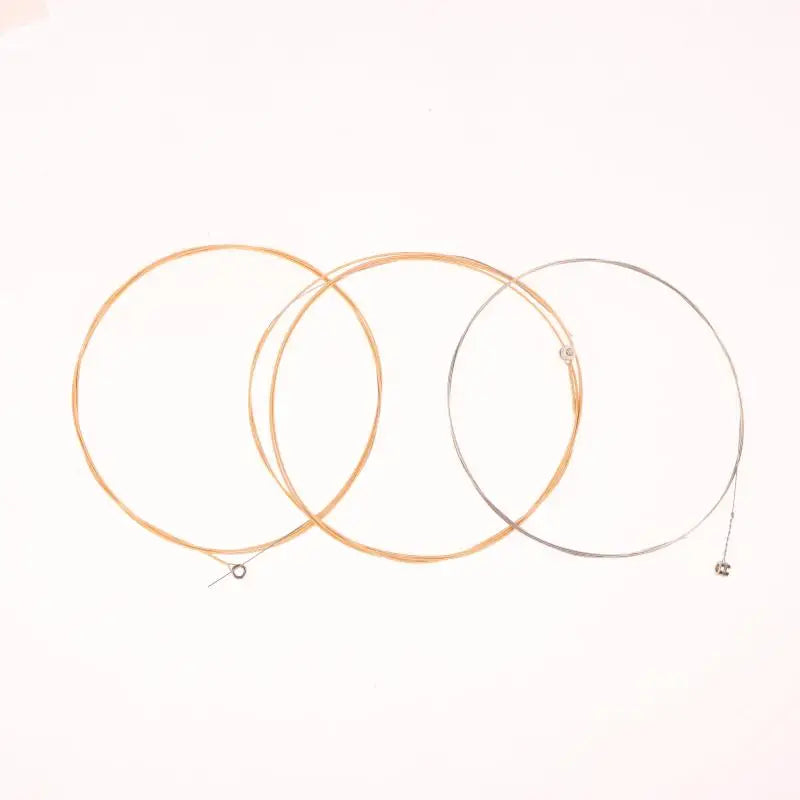 1 Pcs Smooth-Feel Non-Oxidation Acoustic Guitar Strings Set - Ideal For Ballad & Ethnic Plucked Instruments Beauty World Shop