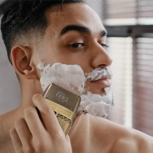 HATTEKER Shaver Professional Electric Razor Shaving Machine Waterproof Beard Trimmer Metal Razor Digital Display Shavers for Men