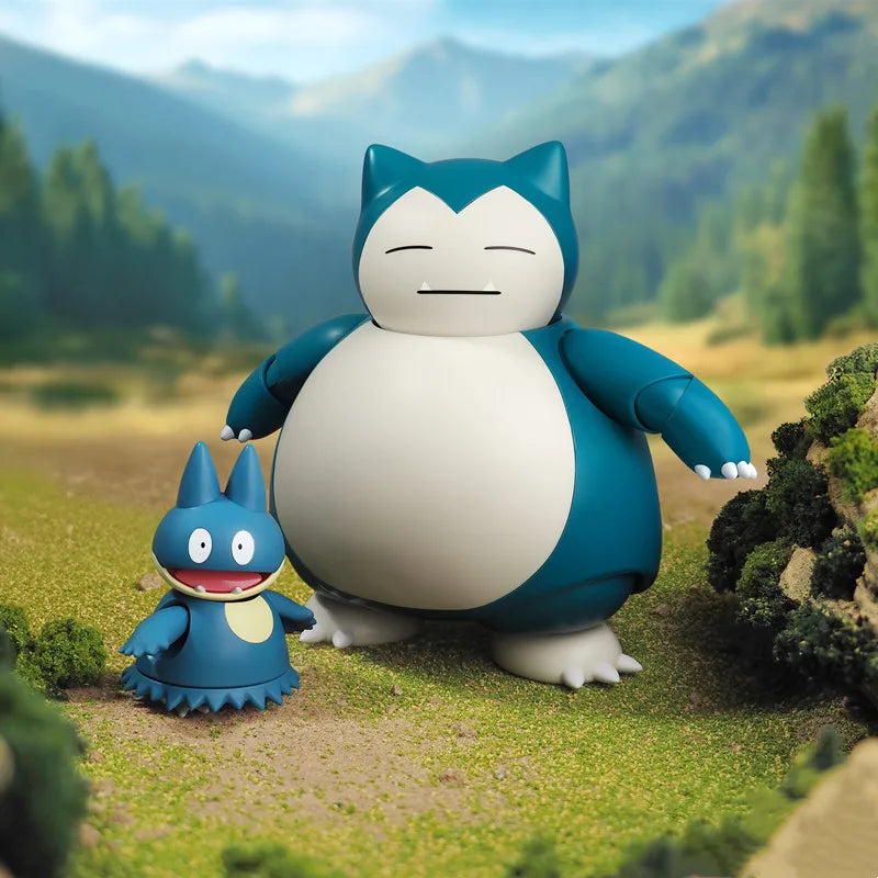 Blokees Pokemon Adventure Prologue Snorlax Cinderace Scyther Lucario Monster Action Figure Model Assembling Toys Birthday Gifts Beauty World Shop