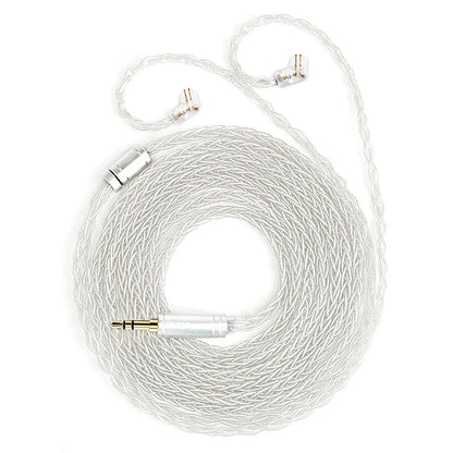 KBEAR ST12plus Earphone Cable 2m 8 Core 4N OFC Silver-plated Upgraded Cable 3.5/4.4mm MMCX/0.78mm 2Pin for CCZ KB03 KS1 Beauty World Shop