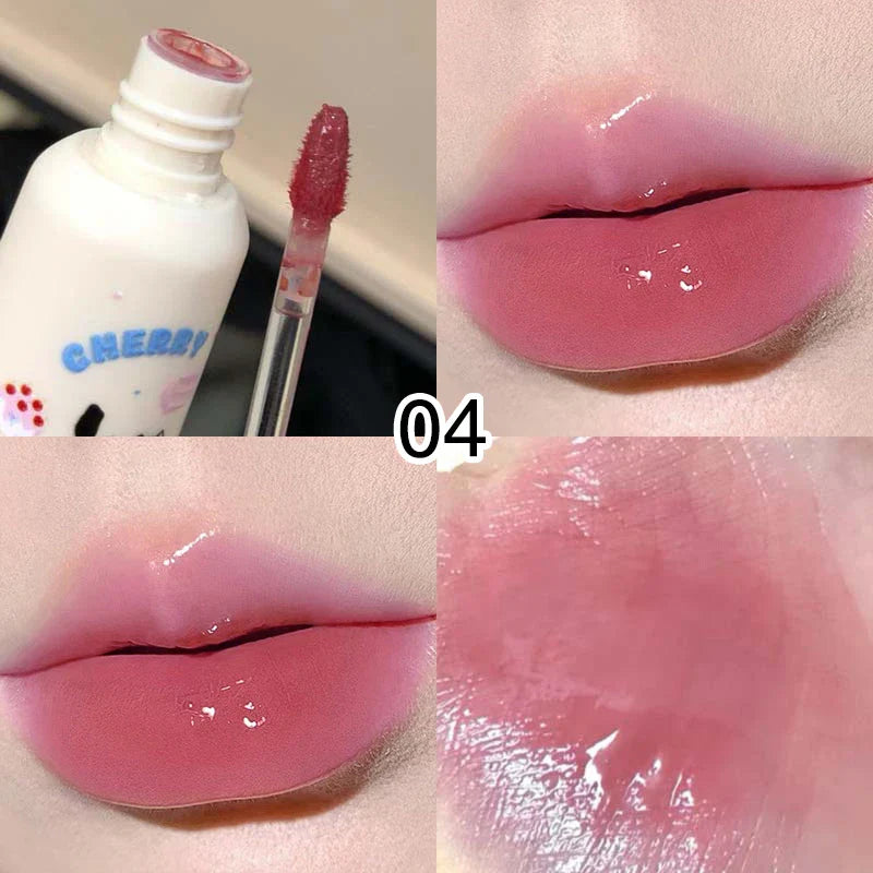 HERORANGE Meow Whisper Mirror Lip Gloss - Moisturizing Long-Lasting, Water-Glossy, Perfect for Spring/Summer Beauty Trend Shop