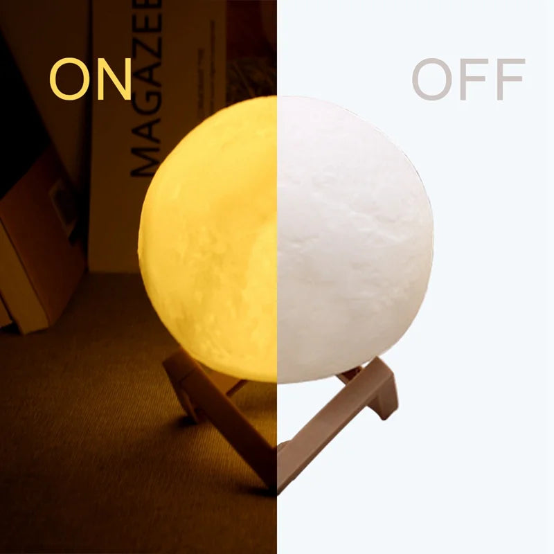 Book Light LED Moon Light Galaxy Light, Moon Night Light, Girl, Boy, Child Birthday Gift, Bedroom Decoration Indoor lighting Beauty World Shop