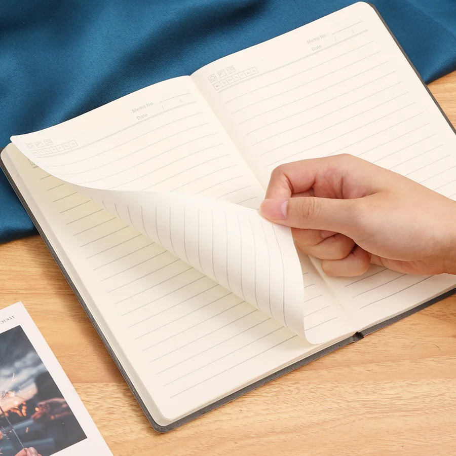A5 Soft Leather Notebook, 120 Pages, Office Stationery, Waterproof Cover, Comfortable Touch, Hot Selling Beauty World Shop