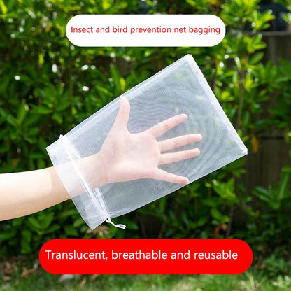 50Pcs Grapes Fruit Protection Bags Pest Control Anti-Bird Garden Netting Bags Mesh Agricultural Tree Garden Tool Bags Beauty World Shop
