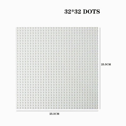 32x32x16x16 Dots Classic Base Plates MOC DIY Plastic Bricks Baseplates City Dimensions Building Blocks Figures Construction Toys Beauty World Shop