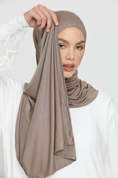 Muslim Jersey Hijab Scarf Women Long Solid Color Head Wrap For Women Hijabs Scarves Ladies Muslim Veil Jersey Hijabs Beauty World Shop