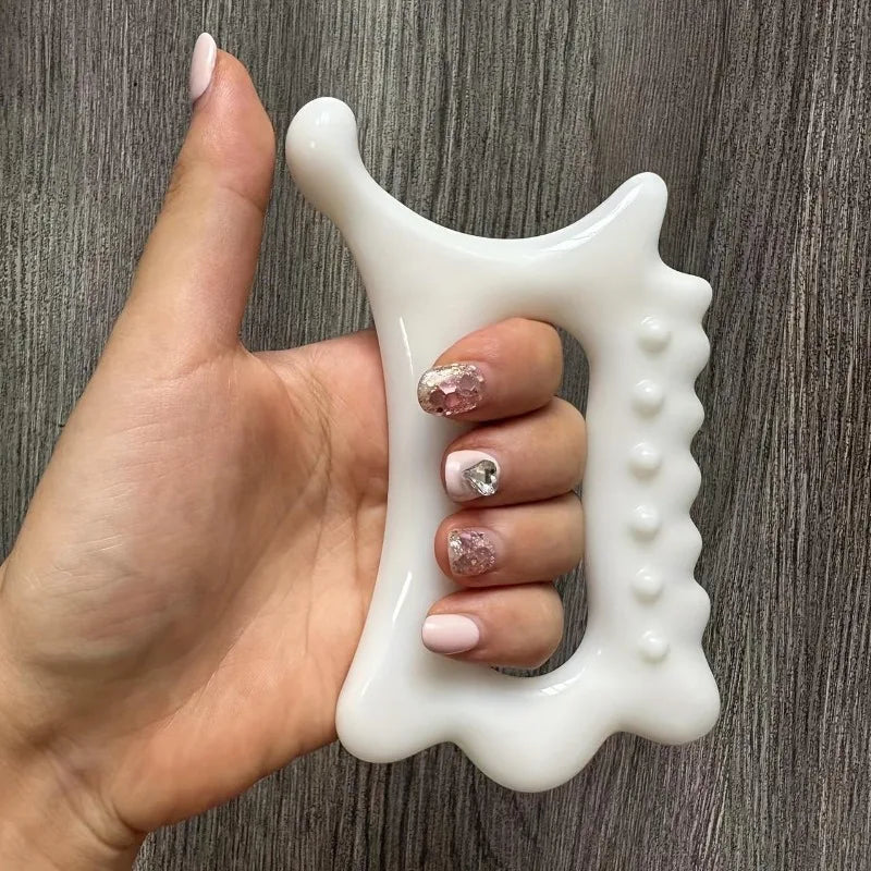 Ergonomic Versatile Handheld Gua Sha Board for Face & Body - Non-Ceramic, Gua Sha Massage Tool, Relaxation and Beauty Massager Beauty World Shop
