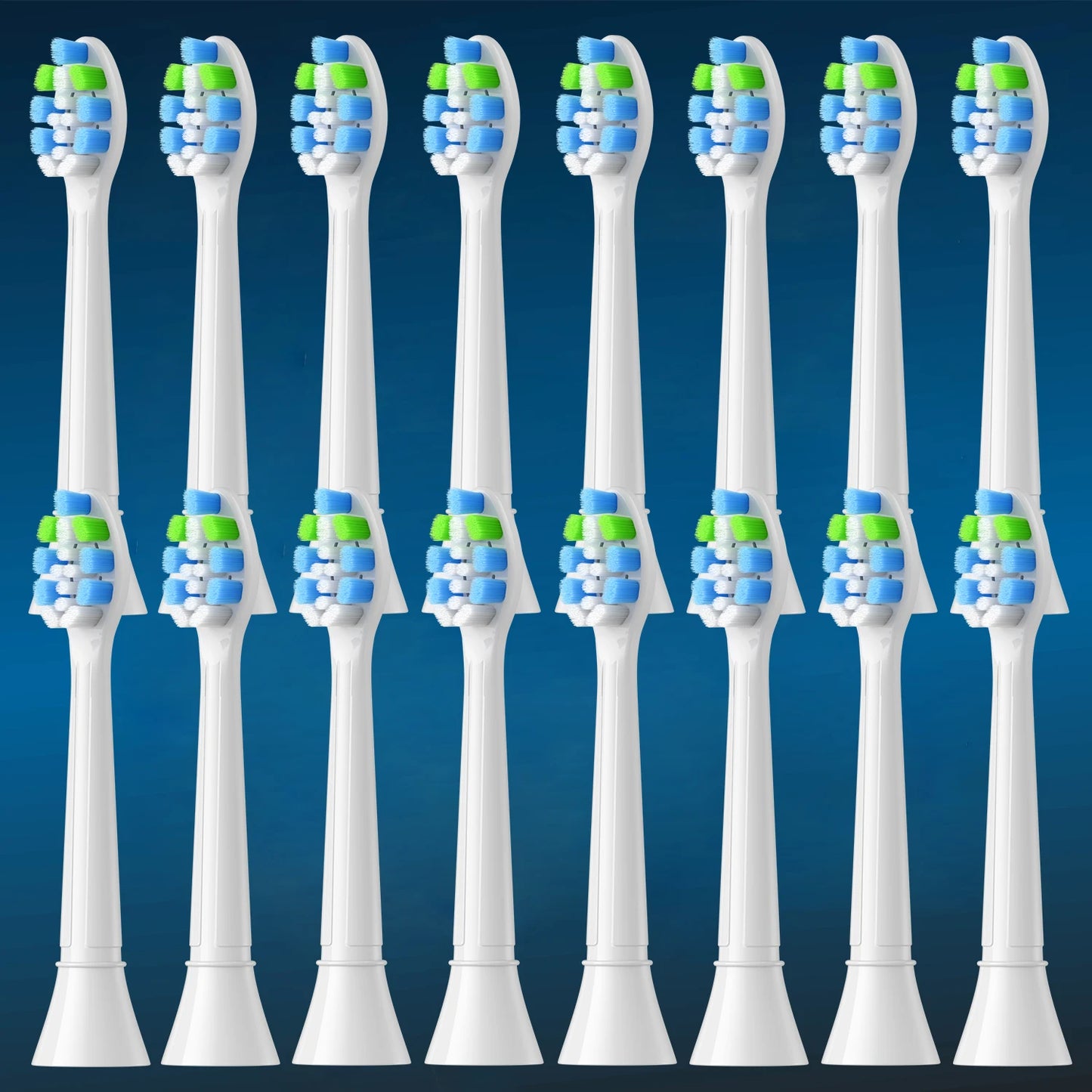 Toothbrush Heads Compatible with Philips Electric Toothbrush,Replacement Brush Heads Fit for 3100 4100 4300 5300 5500 6100 9000 Beauty World Shop
