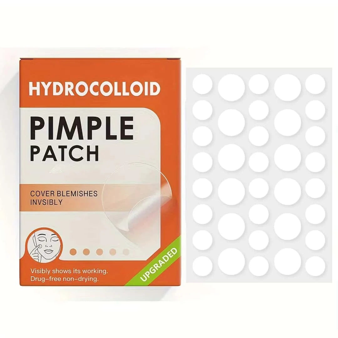 36pcs Hydrocolloid Acne Patches - Absorb Pus & Oil, Reduce Redness, Invisible Fit for All-Day Wear Beauty World Shop