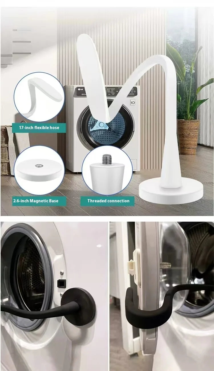 HOMEFISH Flexible Silicone Washer & Dryer Door Prop Easy-to-Use Bendable Sturdy Stopper for Odor-Free Appliances Beauty World Shop