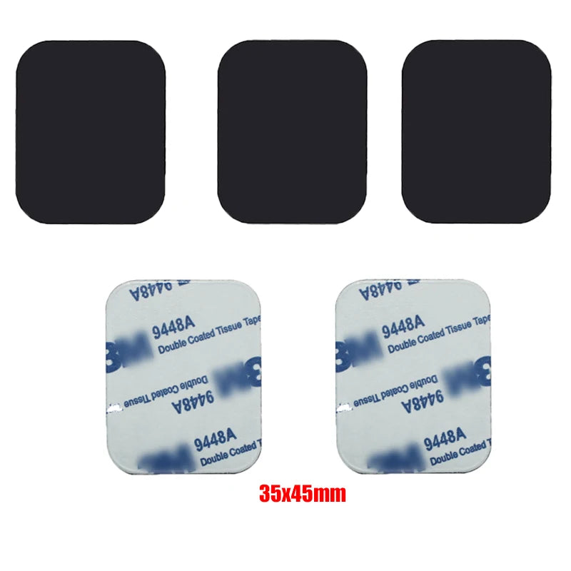 5pcs/Set Metal Disk Plate for Magnetic Phone Holder Black Iron Sheet Disk Sticker Car Phone Magnet Stand Accessories for car Beauty World Shop