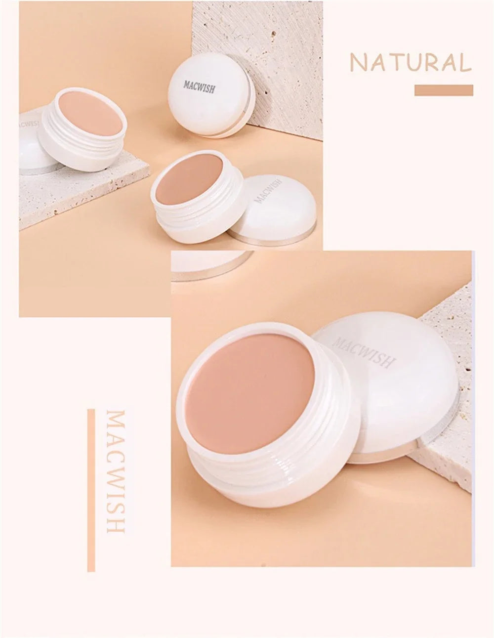 High Coverage Concealer Cover Anti Dark Circle Freckle Lasting Waterproof Foundation BB Cream for Face Makeup Base Cosmetics Beauty World Shop