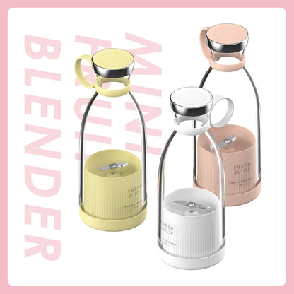 HOMEFISH Electric Juicer Blender Usb Mini Fruit Mixers Fruit Extractors Food Milkshake Multifunction Juice Maker Machine Beauty World Shop