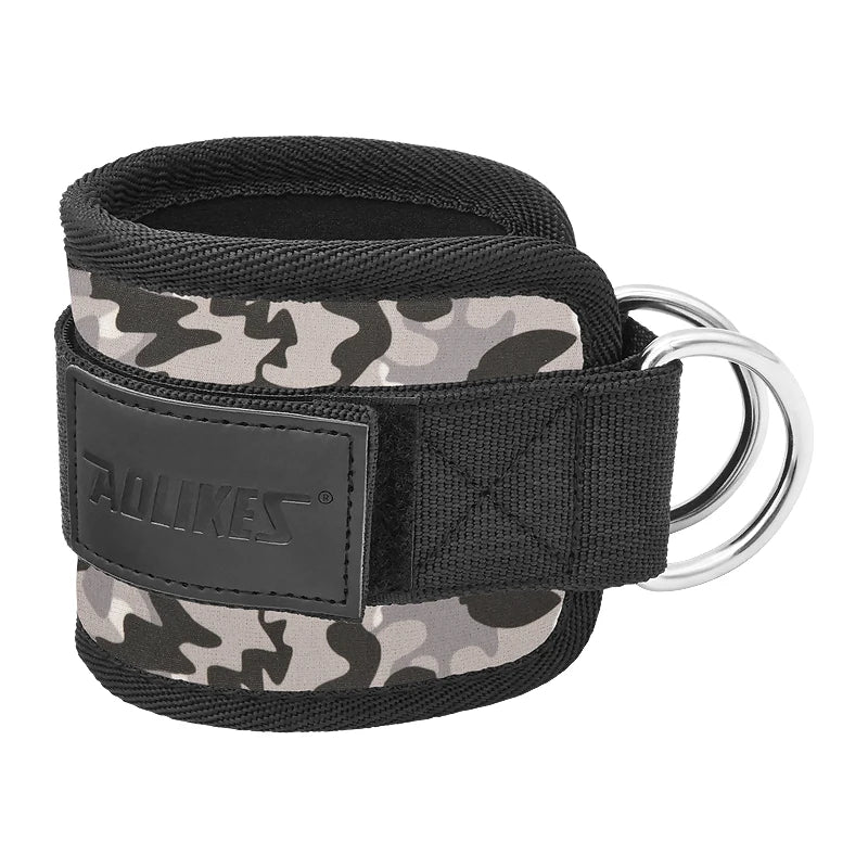AOLIKES Adjustable Padded Ankle Wrist Cuffs Padded Straps D-Ring Glute Kickback for Cable Machine, Ideal for Glutes Exercises Beauty World Shop